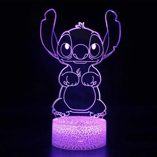 Stitch 3D lampe